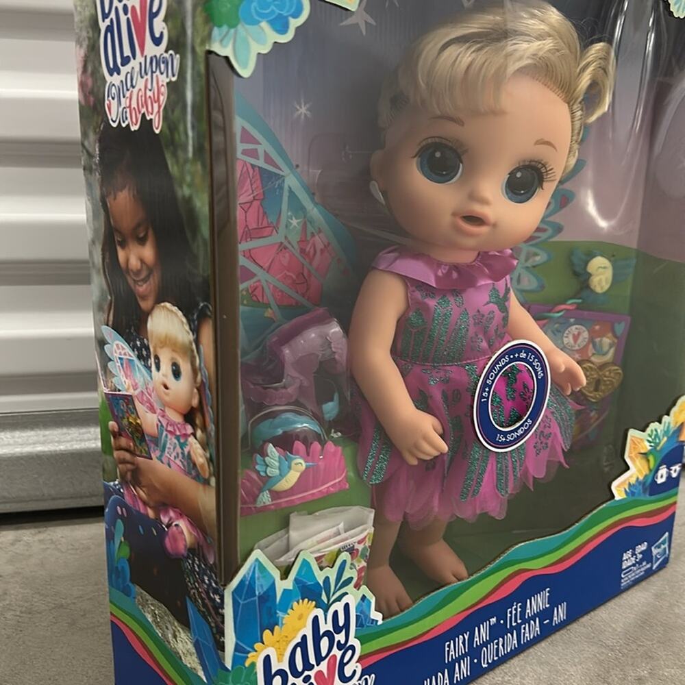 Baby Alive Once Upon a Baby Doll NWT Fairy Ani - Picture 3 of 6